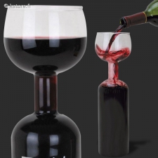 Verre de vin bouteil