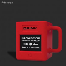 Mug in case of emerg
