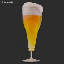 Verre à bière magiqu