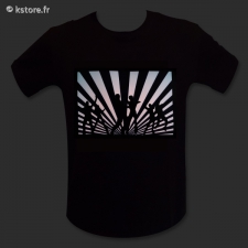 T-shirt lumineux ave