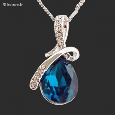 Collier argenté à pe