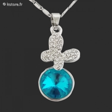 Collier argenté a pe