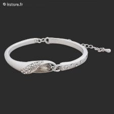 Bracelet argenté à s