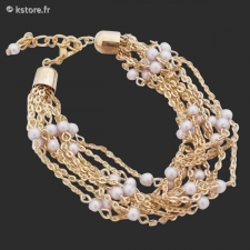 Bracelet doré avec m