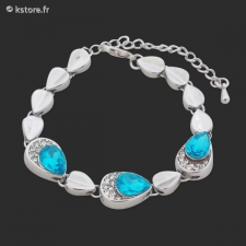 Bracelet gris goutte