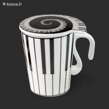 Mug piano avec couve