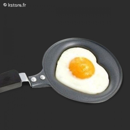 Mini-poêle cœur pour œuf sur plat 