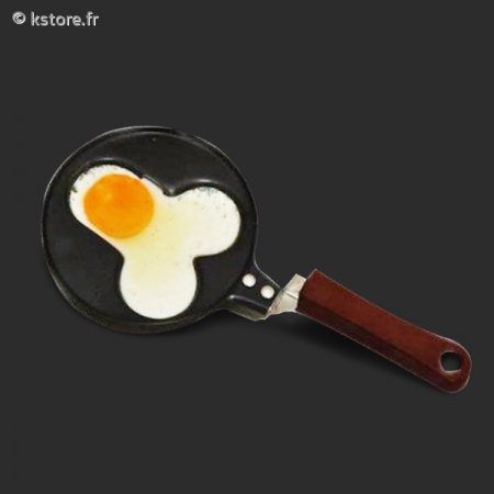 Poêle pour œuf sur le plat forme de pénis 