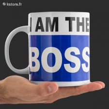 Mug XXL I am the bos