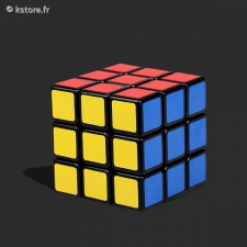 Cube coloré de 3 cm 