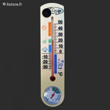 Thermomètre en plast