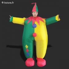 Costume clown gonfla
