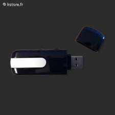 Caméra clé USB noire