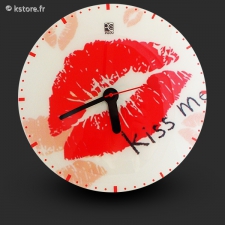 Horloge murale kiss 